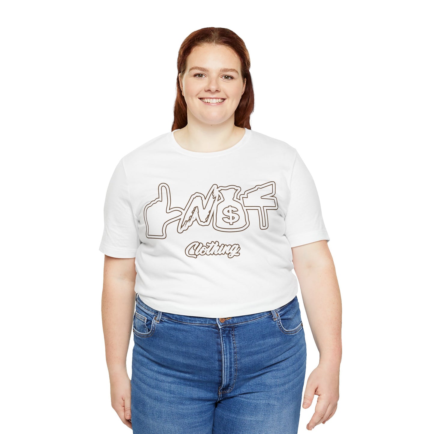 LNST COLLECTORS White & Brown Tee