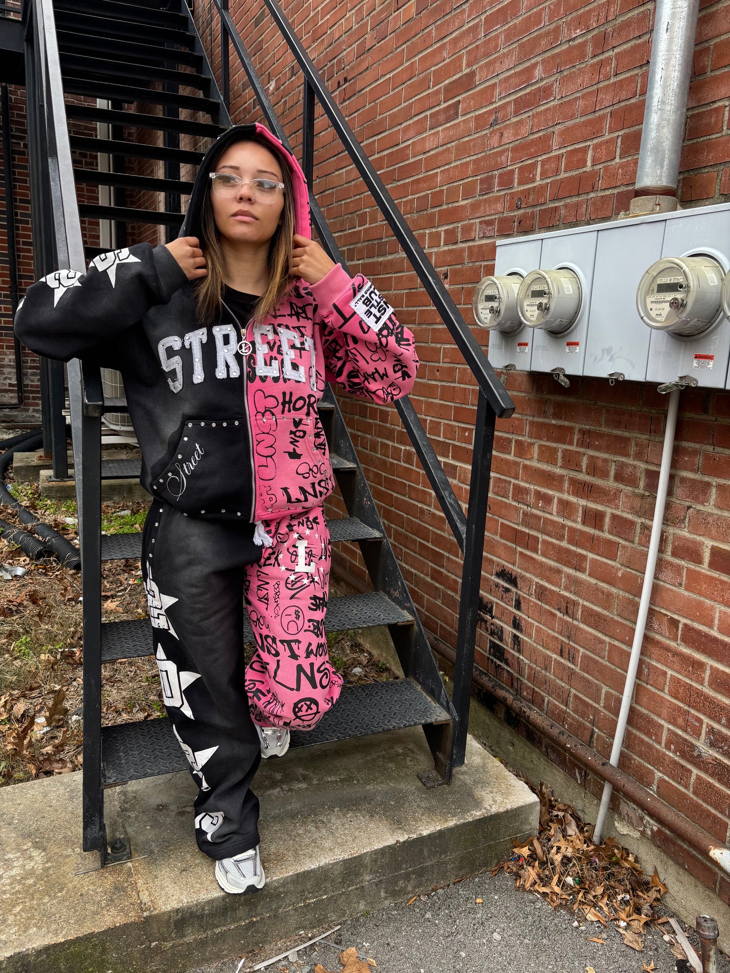 LNST Street Anthem Jacket Pink