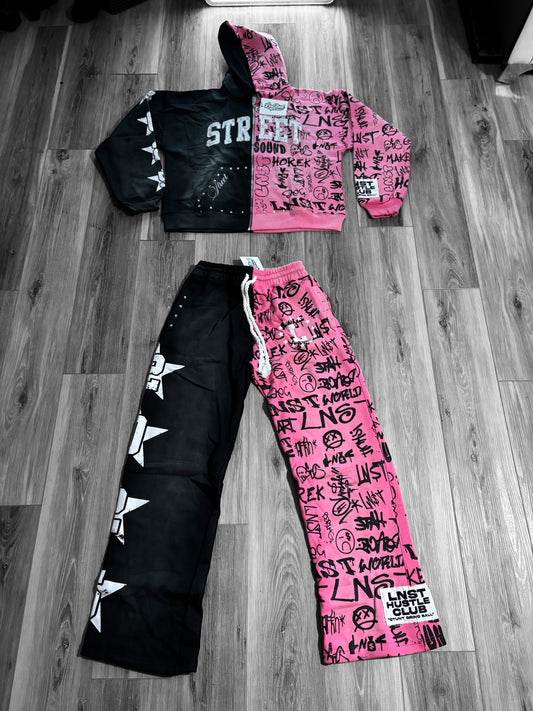LNST Street Anthem Sweatsuit Pink