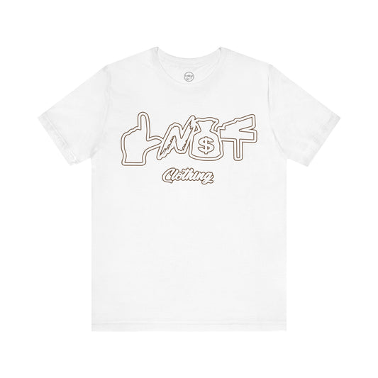 LNST COLLECTORS White & Brown Tee