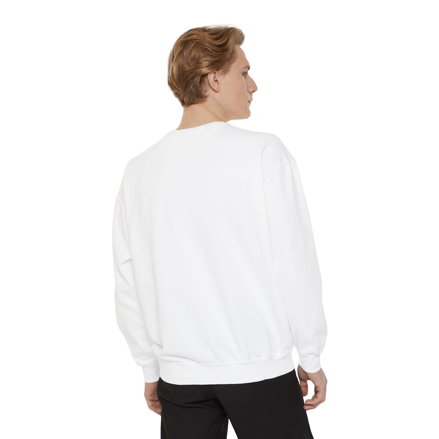 Line Street HUSTLE CLUB White Sweatshirt