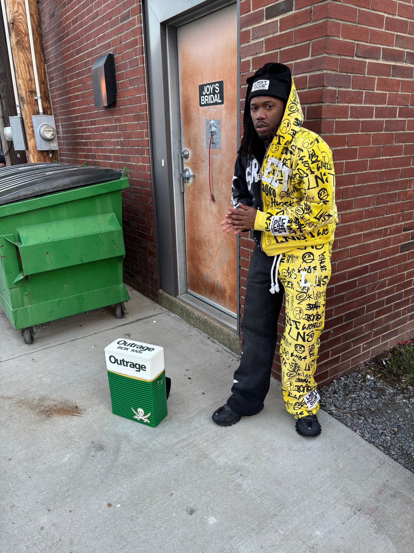 LNST Street Anthem Sweatsuit Yellow