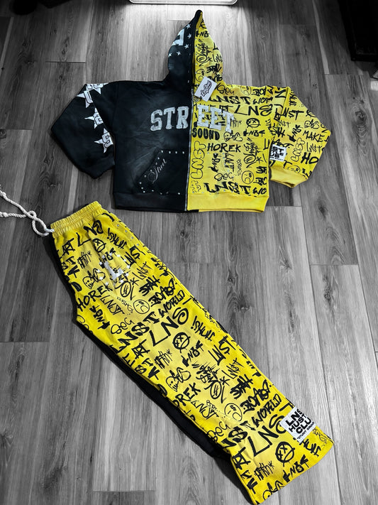 LNST Street Anthem Sweatsuit Yellow